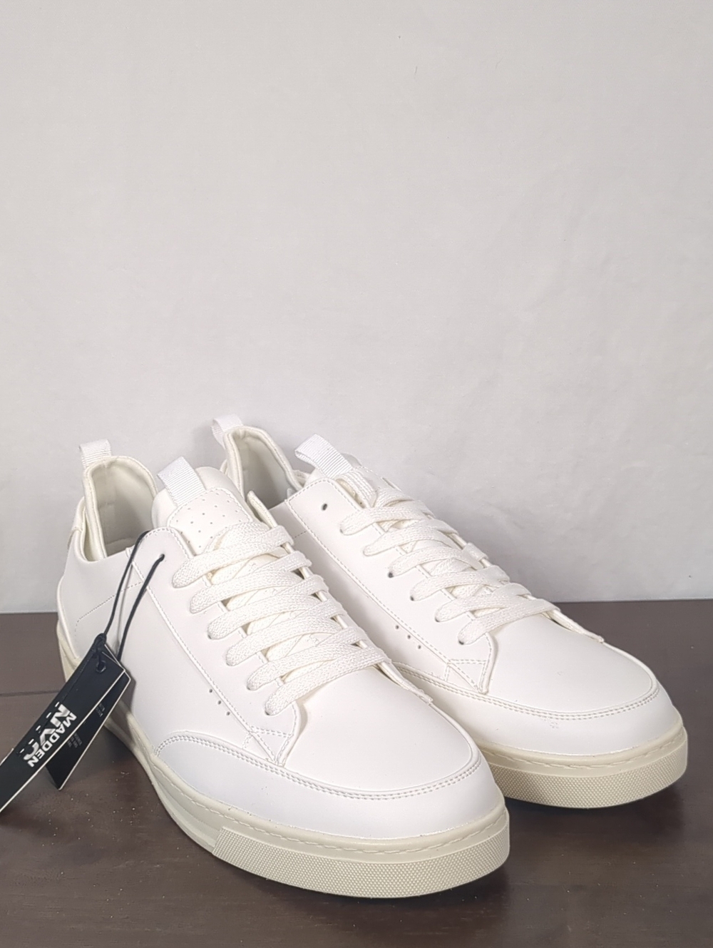 Madden NYC Markk White Court Sneakers